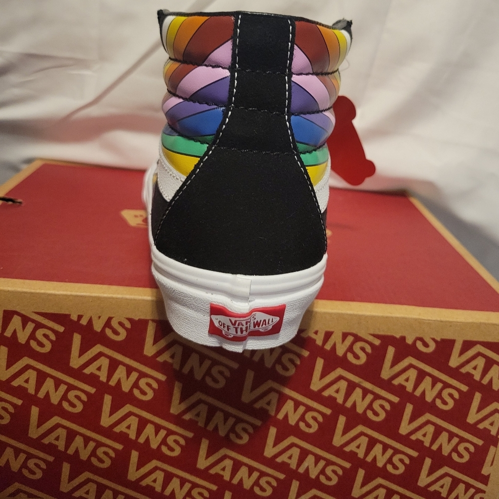 Vans Sk8-Hi Reissue - (Refract)Blk/Tr Wht/Multi - Picture 2 of 5